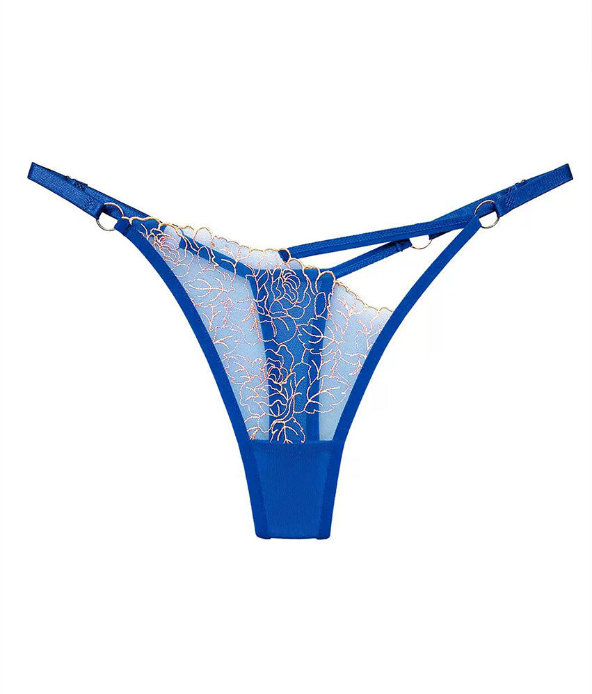 The Lace Floral Thongs