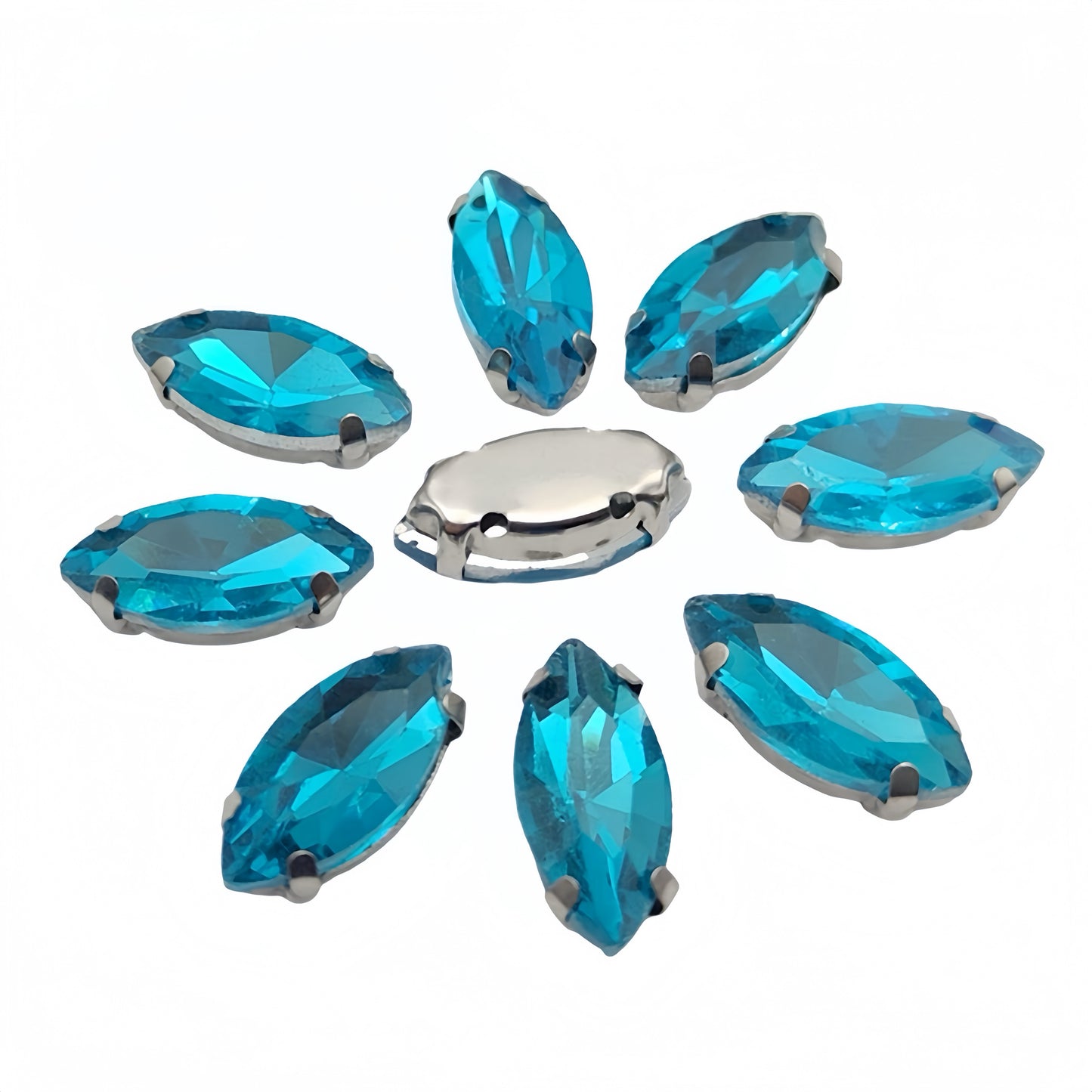 Marquise Navette Rhinestones