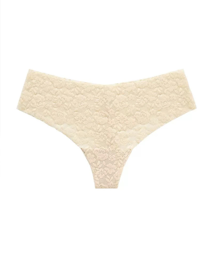 Lot de 3 strings sexy en dentelle florale