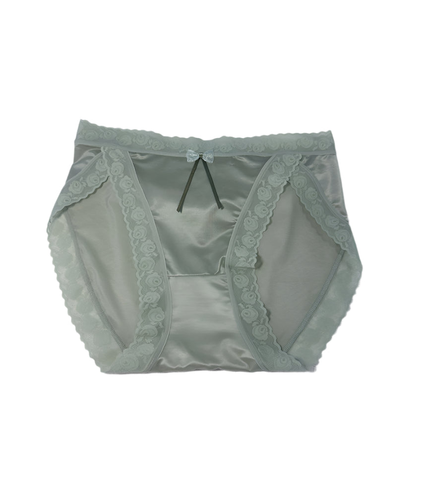 Sexy Mid-Waist Lace Briefs Breathable Elastic Style Ladies' Panties