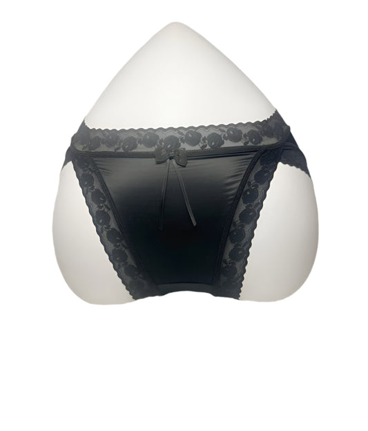 Sexy Mid-Waist Lace Briefs Breathable Elastic Style Ladies' Panties