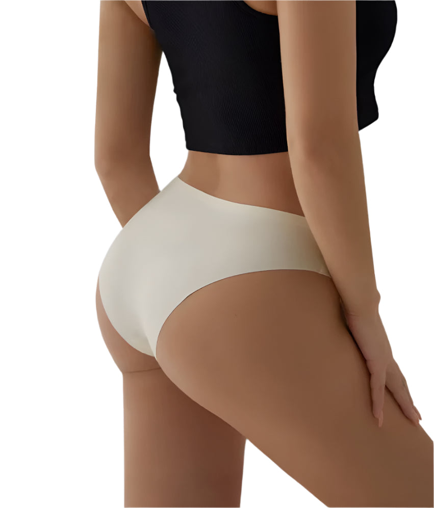 Lot de 3 culottes de bikini ajourées sans coutures taille basse pour femme