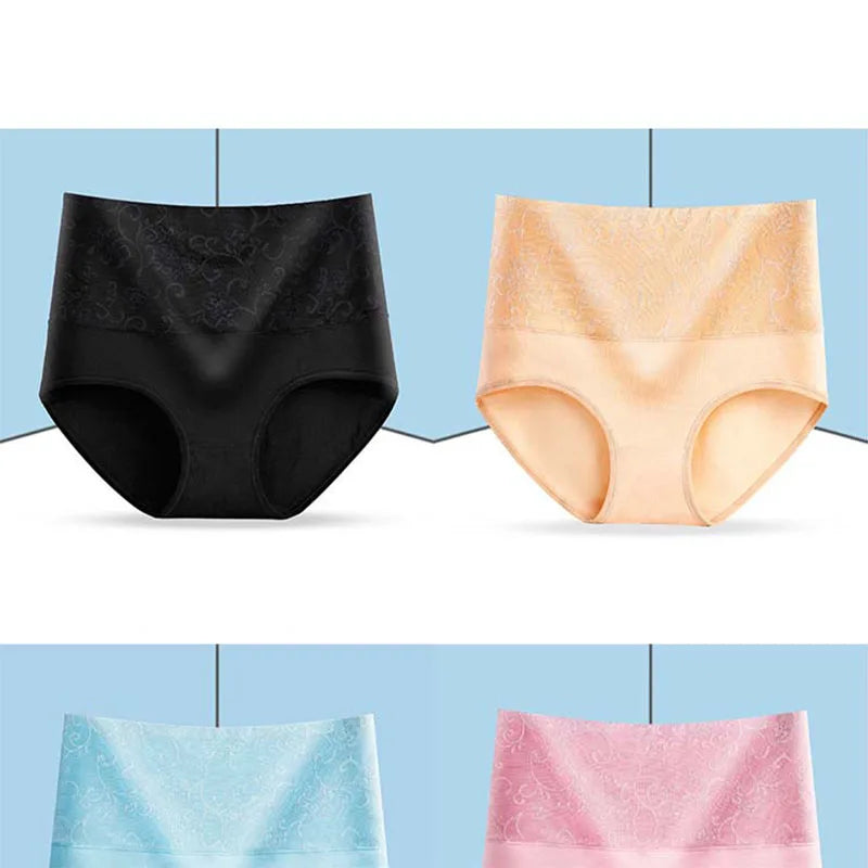 High waist Women Panties Sexy Women Underwear Cotton Briefs