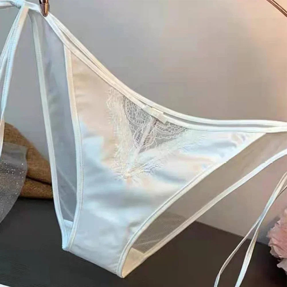 Women Lace Panties Lingerie Soft Silk seamless Low Waist Underwear