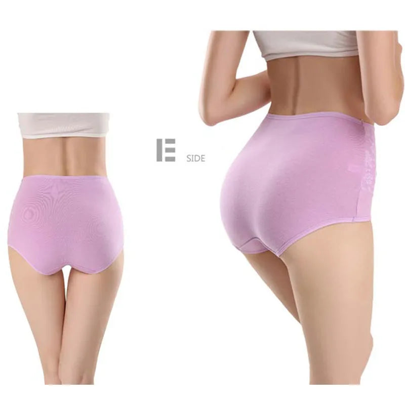 High waist Women Panties Sexy Women Underwear Cotton Briefs