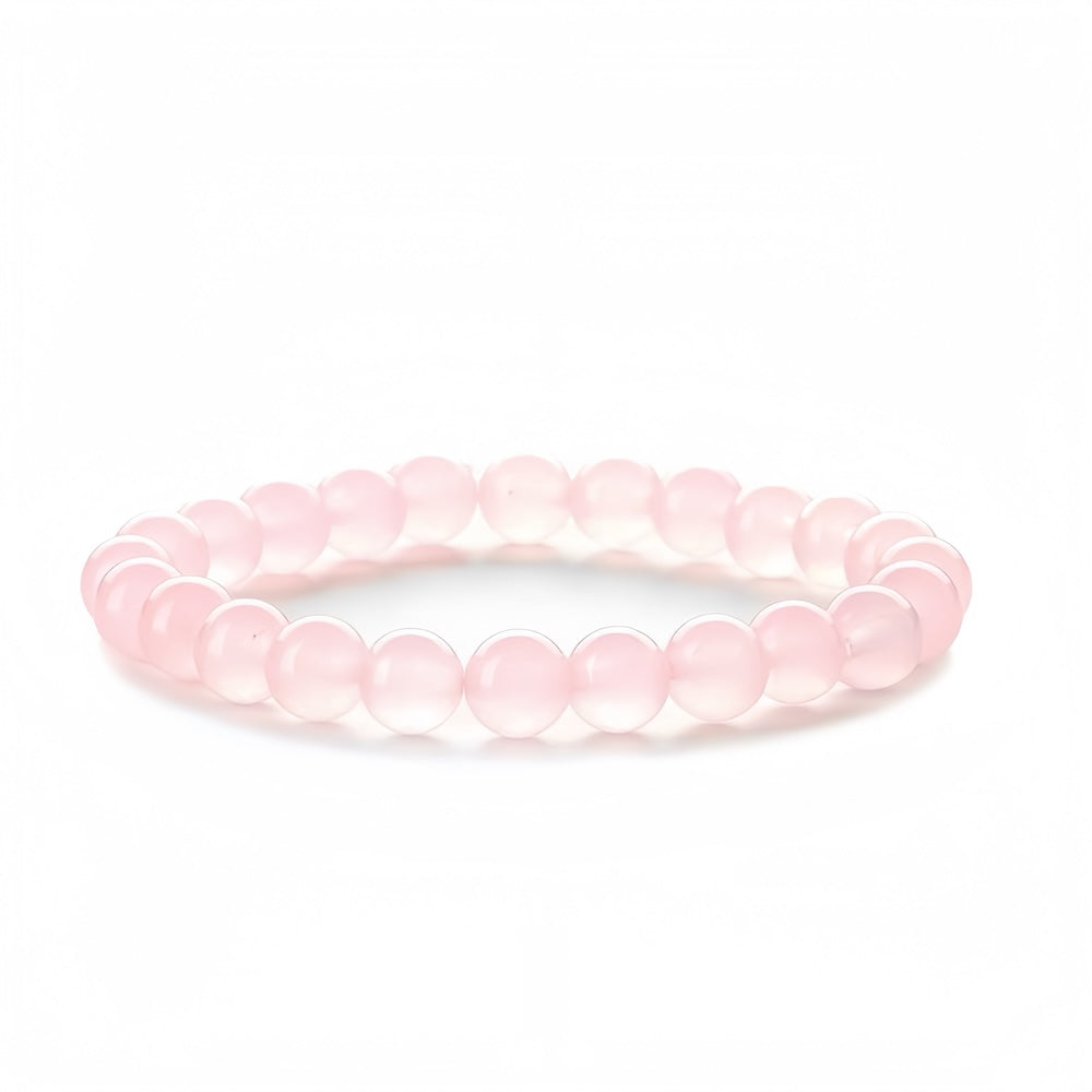 Natural Rose Quartz Beads – Round Gemstone Strand