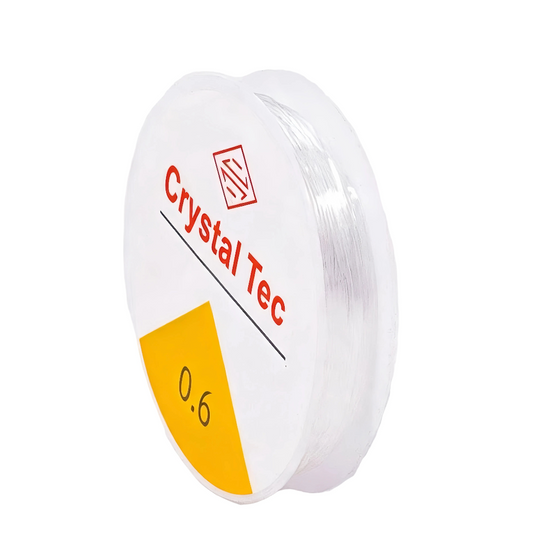 0.6mm Clear Crystal Elastic Cord - 11m