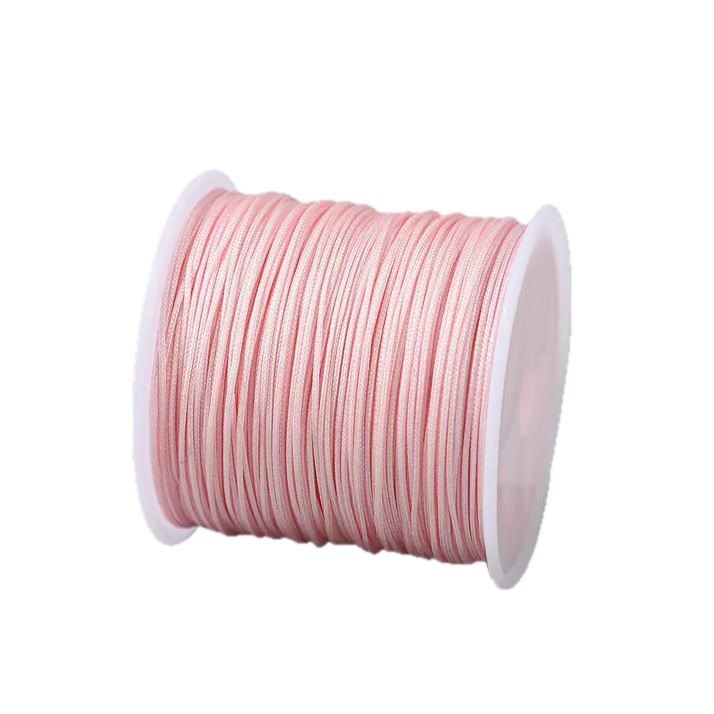 Large Spool Jade Braiding Cord - 0.8mm Waxed Nylon Thread