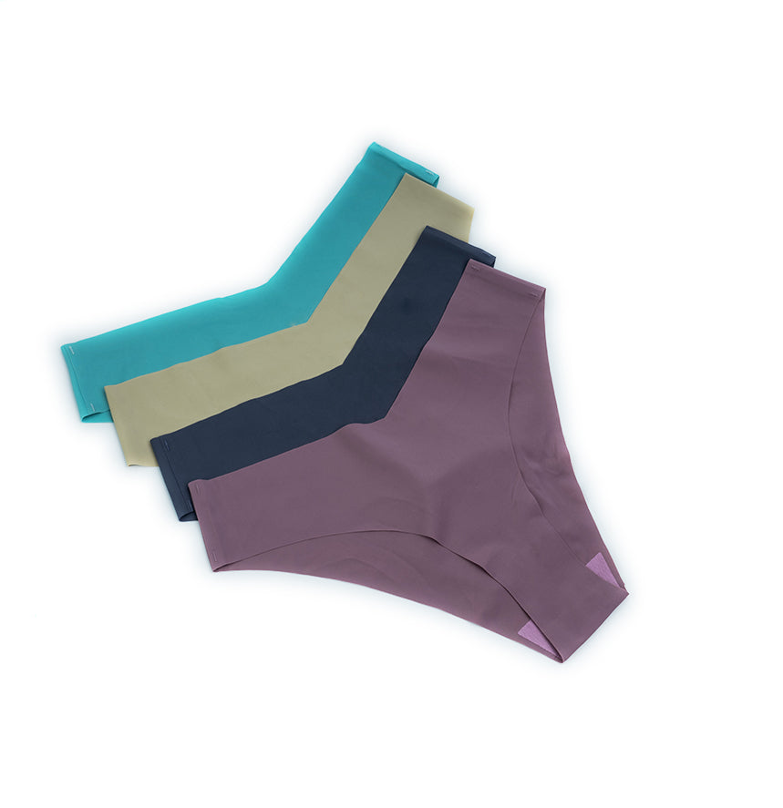 Ice Silk Panties Seamless Underwear 4 Packs