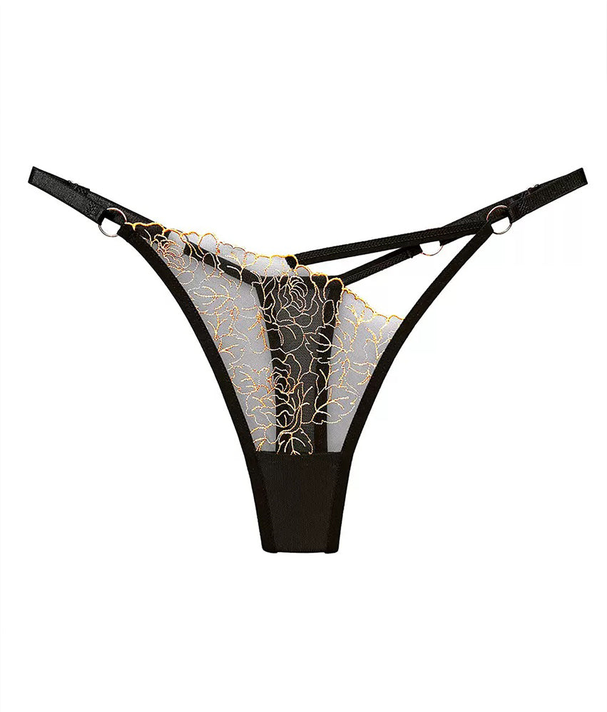 Les tongs en dentelle florale