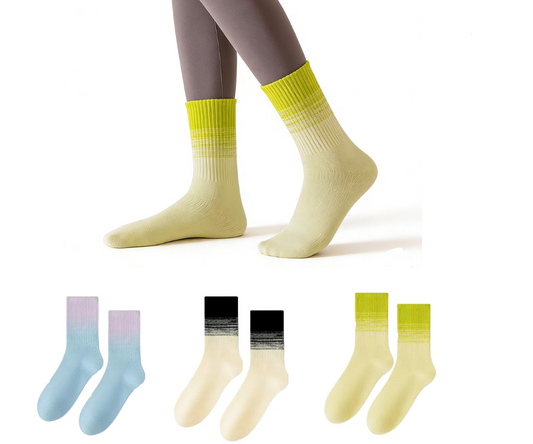 Gradient Crew Socks 3-Packs