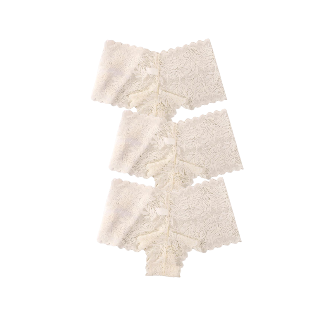 Floral Lace Boyshort 3-Pack