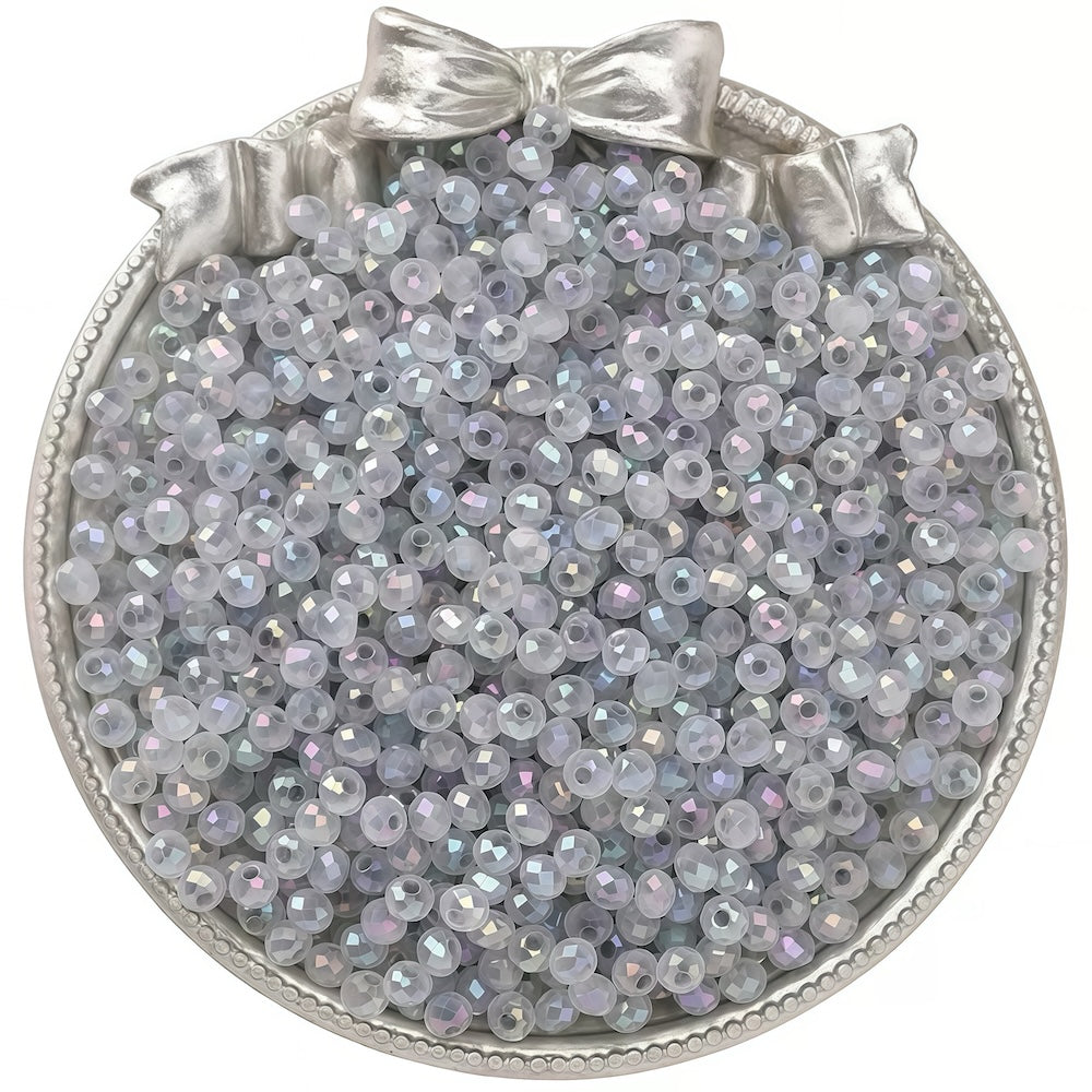 4mm Crystal Glass Seed Beads -10g