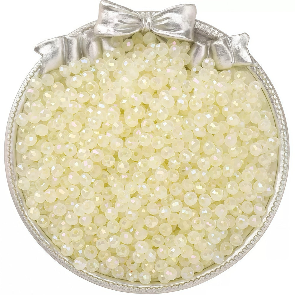 4mm Crystal Glass Seed Beads -10g