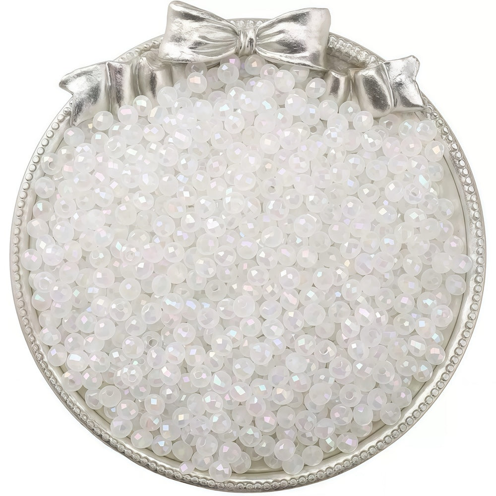 4mm Crystal Glass Seed Beads -10g