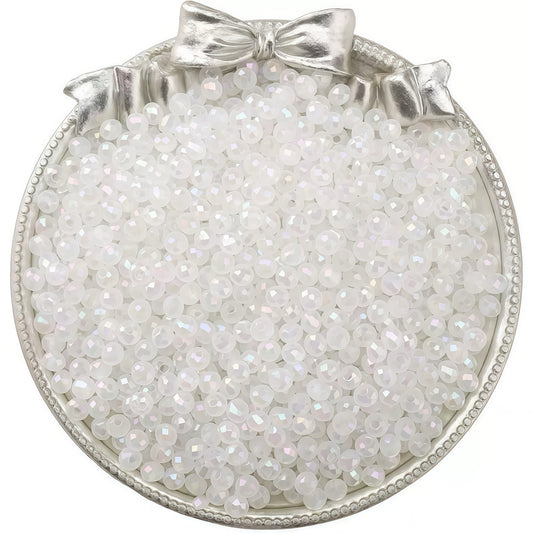 4mm Crystal Glass Seed Beads -10g