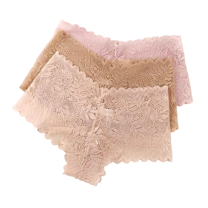 Floral Lace Boyshort 3-Pack