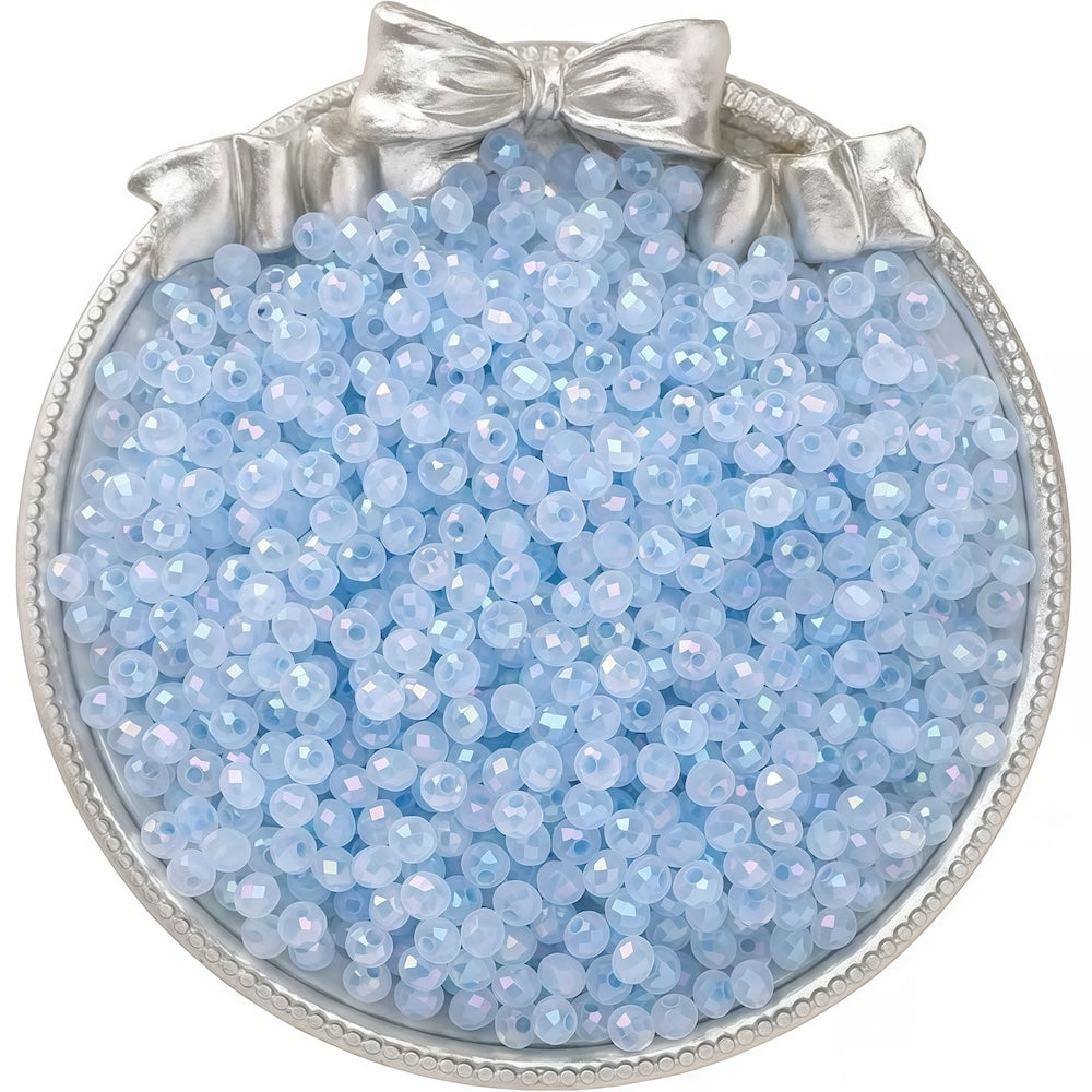 4mm Crystal Glass Seed Beads -10g