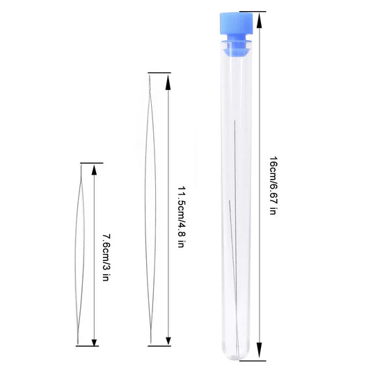 Big Eye Beading Needles Set