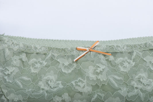 Sexy Mid-Waist Lace Briefs Breathable Elastic  Style Ladies' Panties 4 Packs