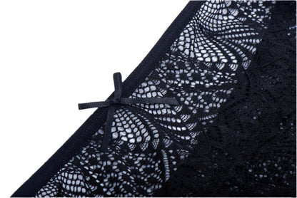 Elegant Black Lace Panties