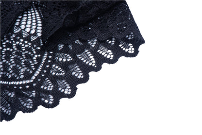 Elegant Black Lace Panties