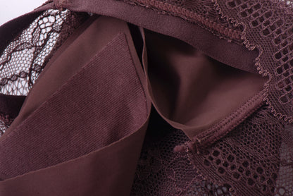 Leopard - Print & Lace Thong