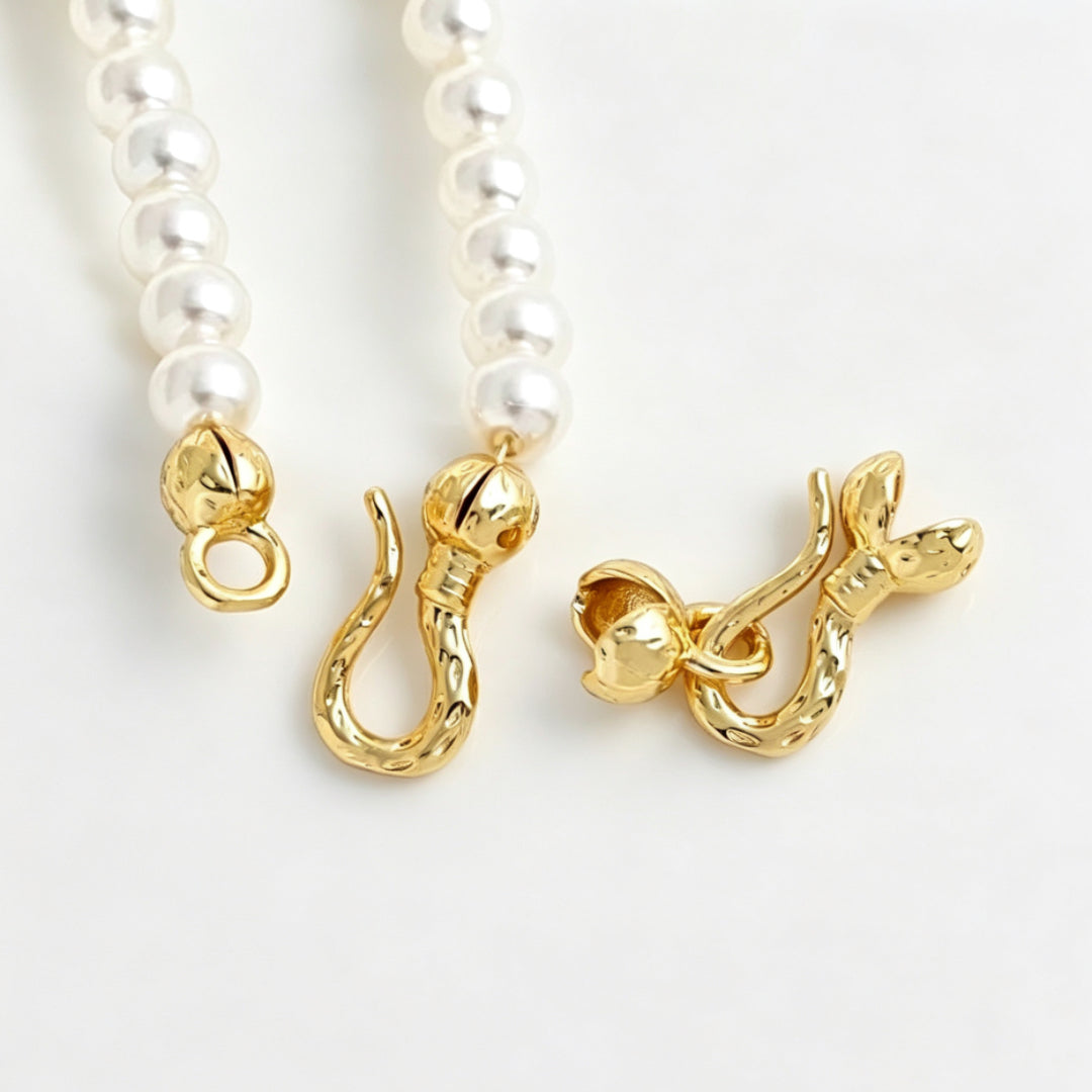 Lily Bud Toggle Clasp - Pack of 10