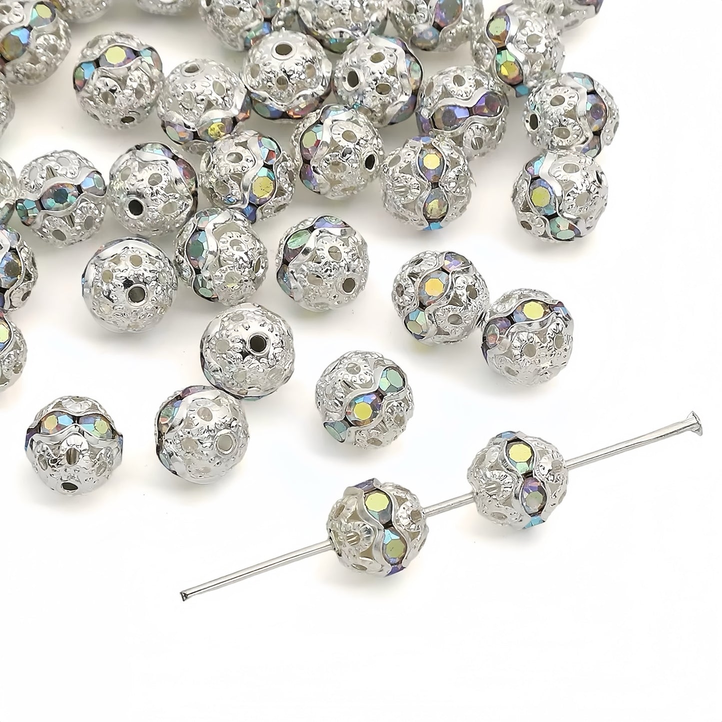 SilverFiligree AB Rhinestone Round