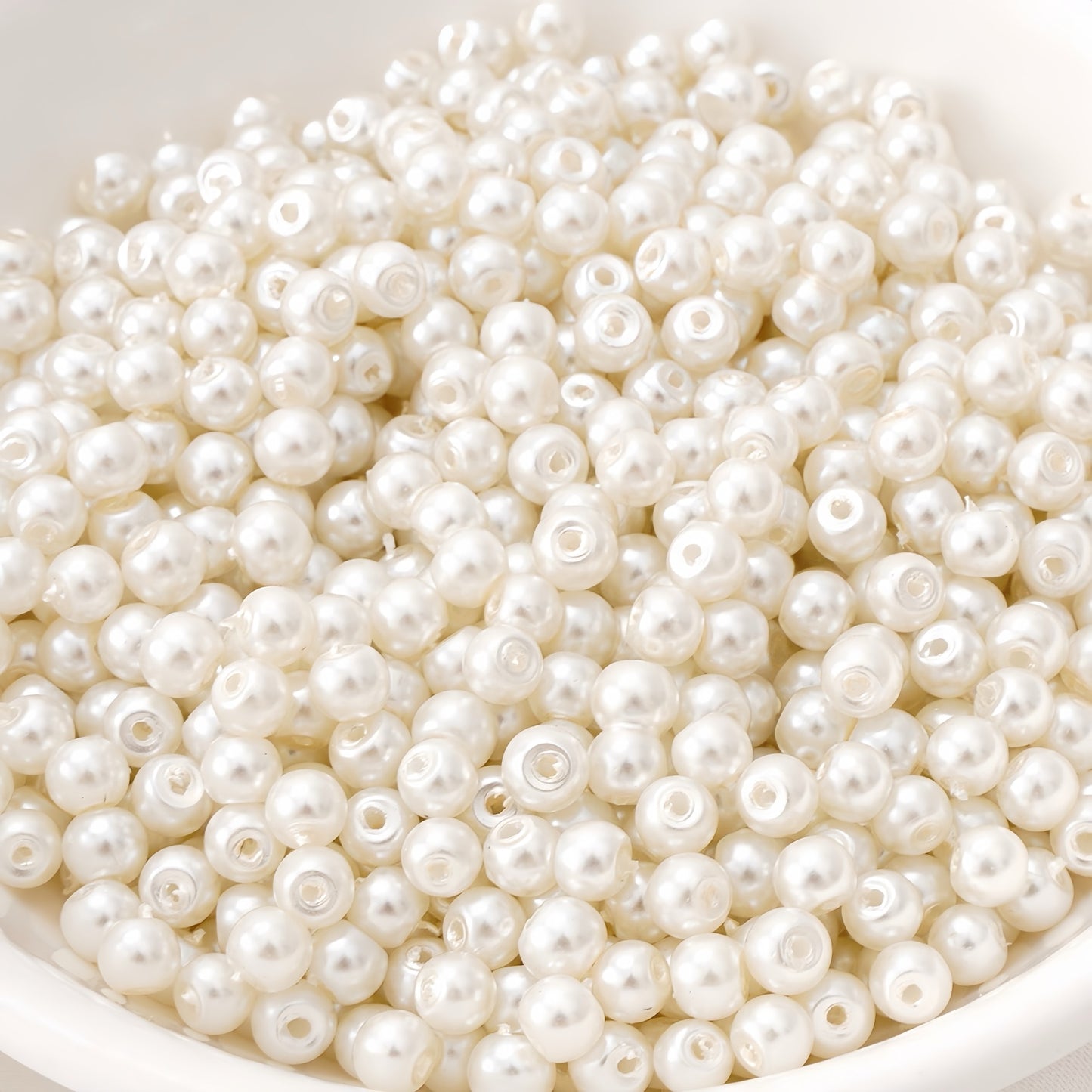 Round Glass Pearl Beads
