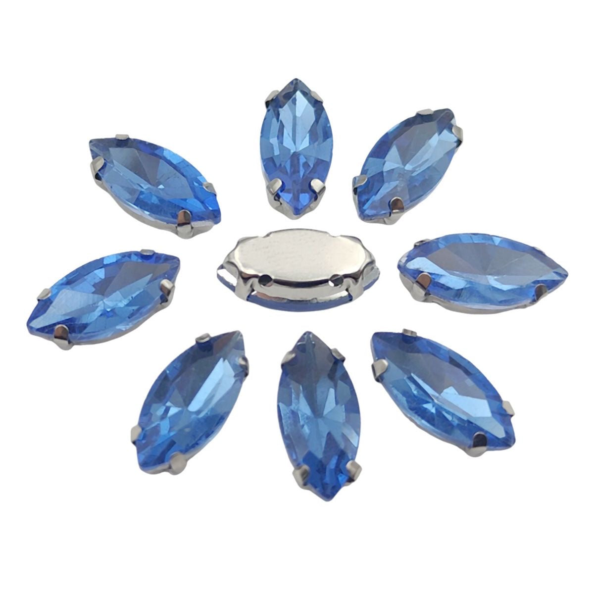 Marquise Navette Rhinestones