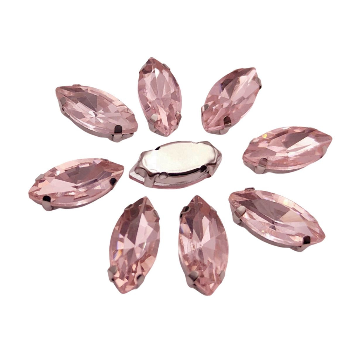 Marquise Navette Rhinestones