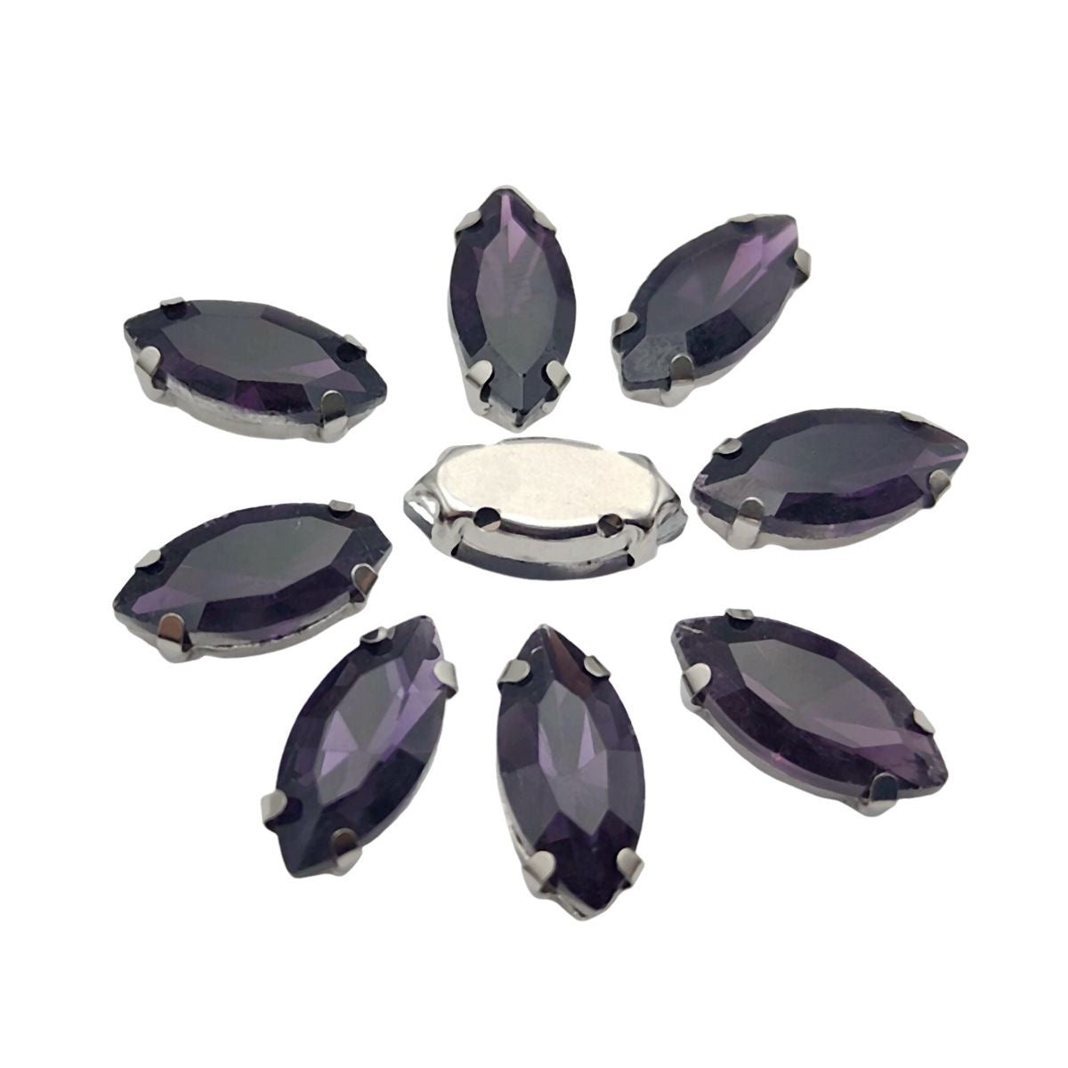 Marquise Navette Rhinestones