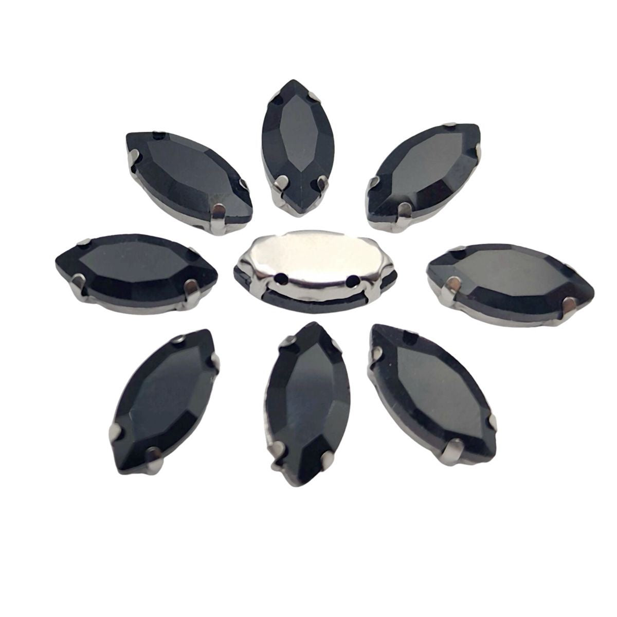 Marquise Navette Rhinestones