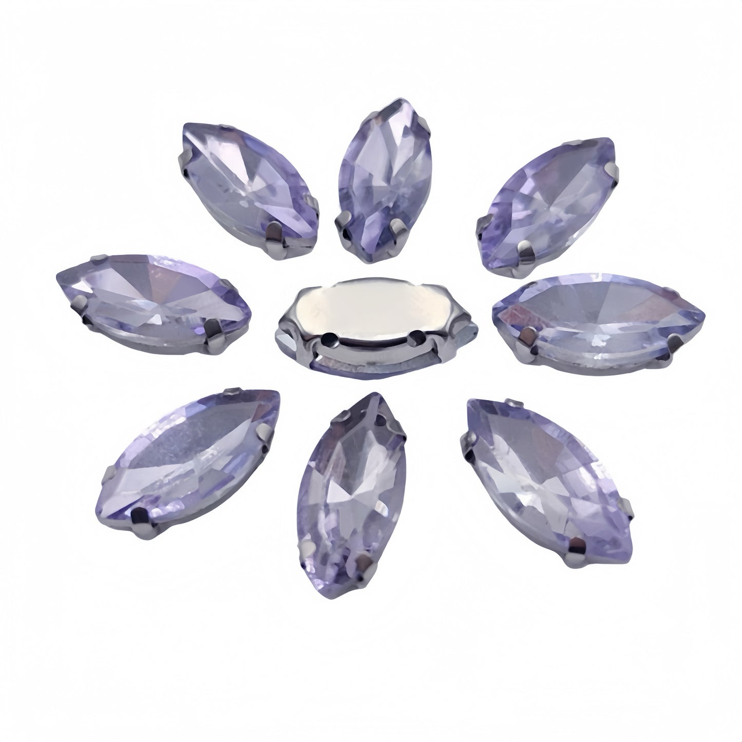 Marquise Navette Rhinestones
