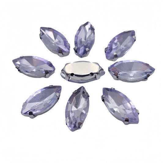 Marquise Navette Rhinestones