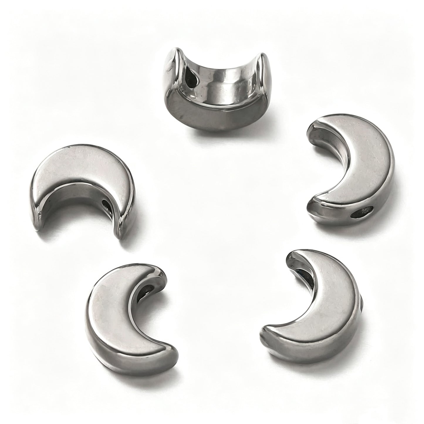 Star & Moon Spacer Beads