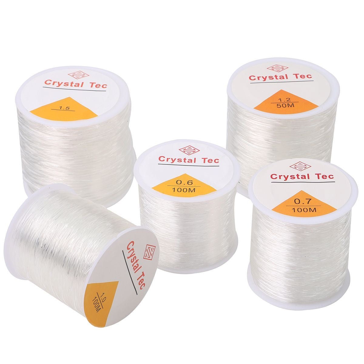 Clear Elastic Beading Cord - 0.5mm - 1.0mm