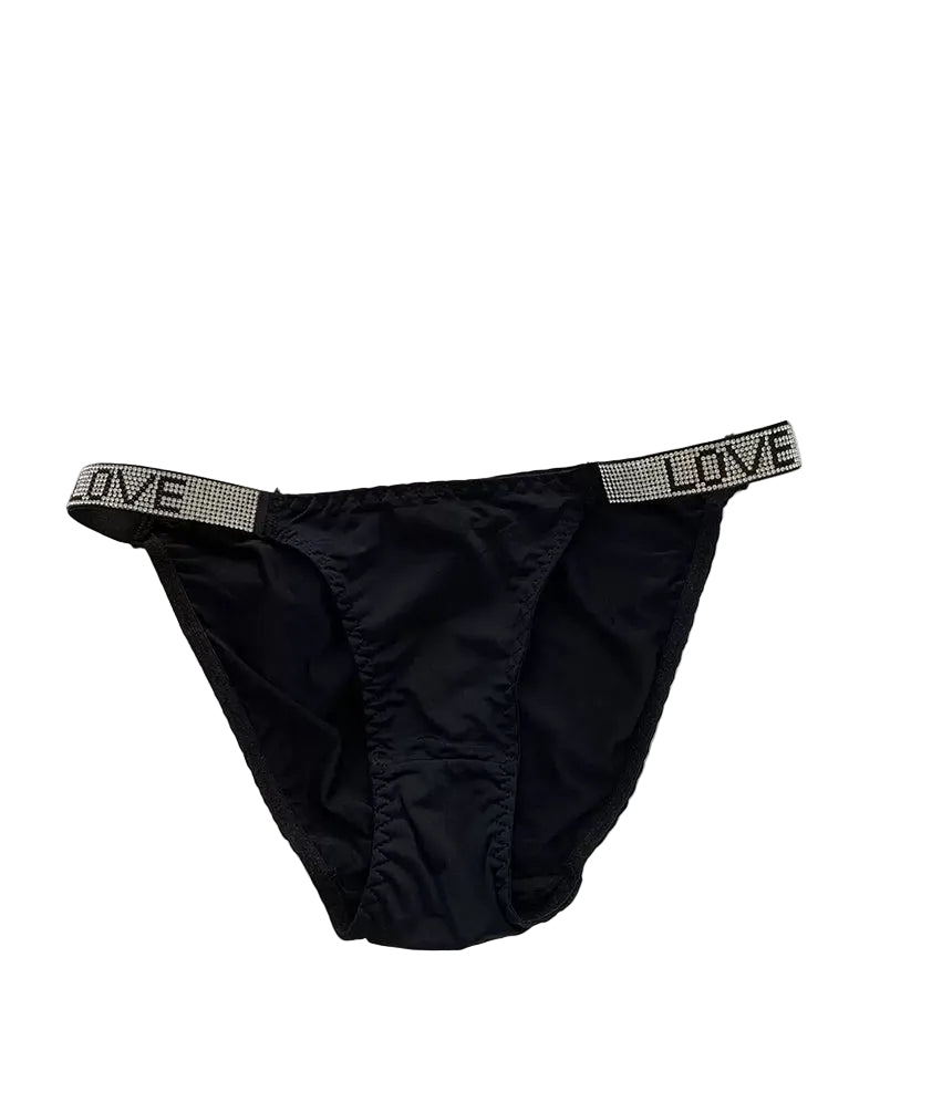 Sparkling 'LOVE' Thong Knickers