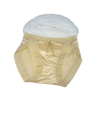 Sexy Mid-Waist Lace Briefs Breathable Elastic  Style Ladies' Panties