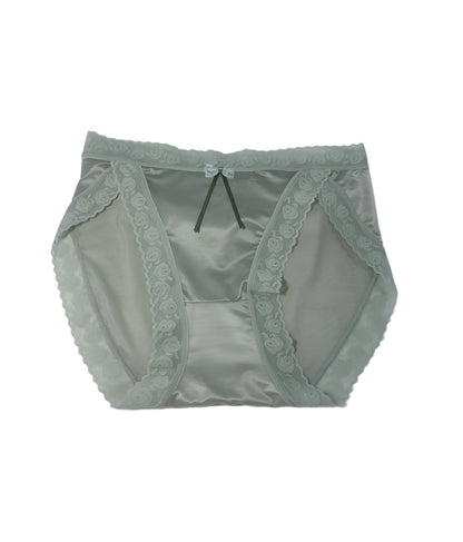 Sexy Mid-Waist Lace Briefs Breathable Elastic  Style Ladies' Panties