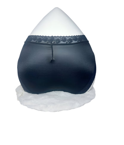 Sexy Mid-Waist Lace Briefs Breathable Elastic  Style Ladies' Panties