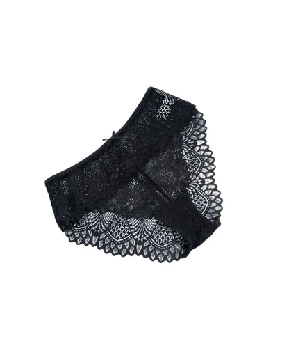Elegant Black Lace Panties