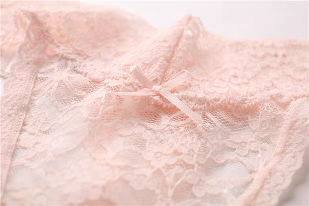 Double Strap Lace Thong