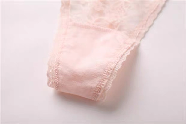 Double Strap Lace Thong