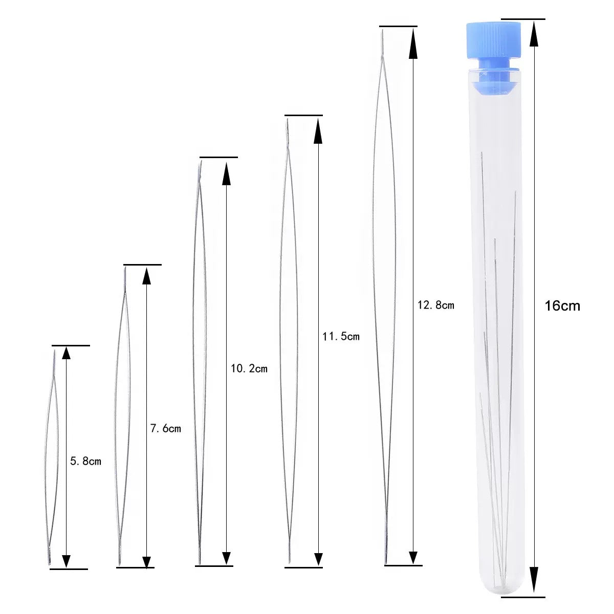 Big Eye Beading Needles Set