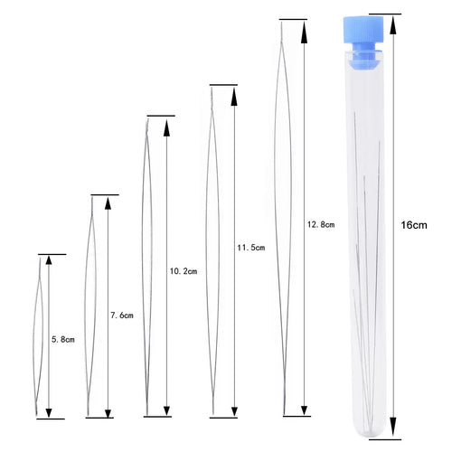 Big Eye Beading Needles Set
