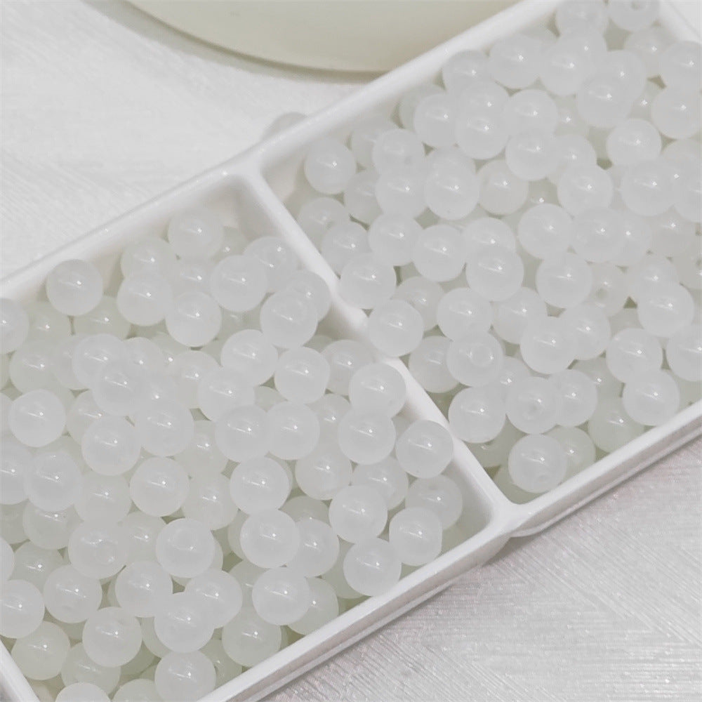 Round Simulated Cat Eye Resin Beads