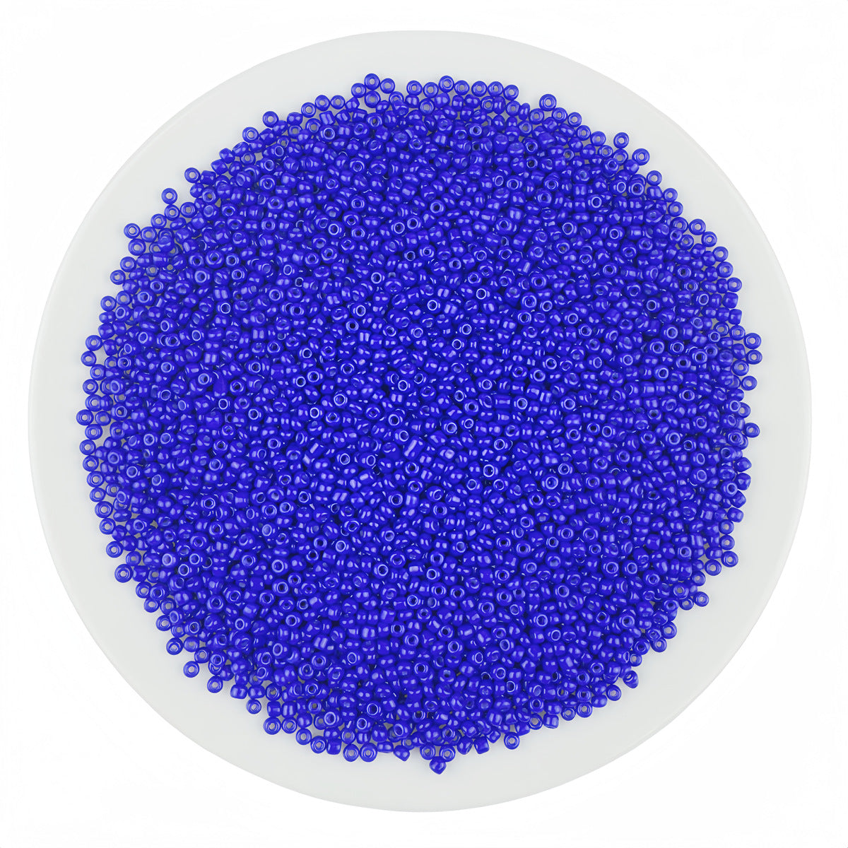 Round Solid Enamel Glass Seed Beads - 2mm Matte Solid