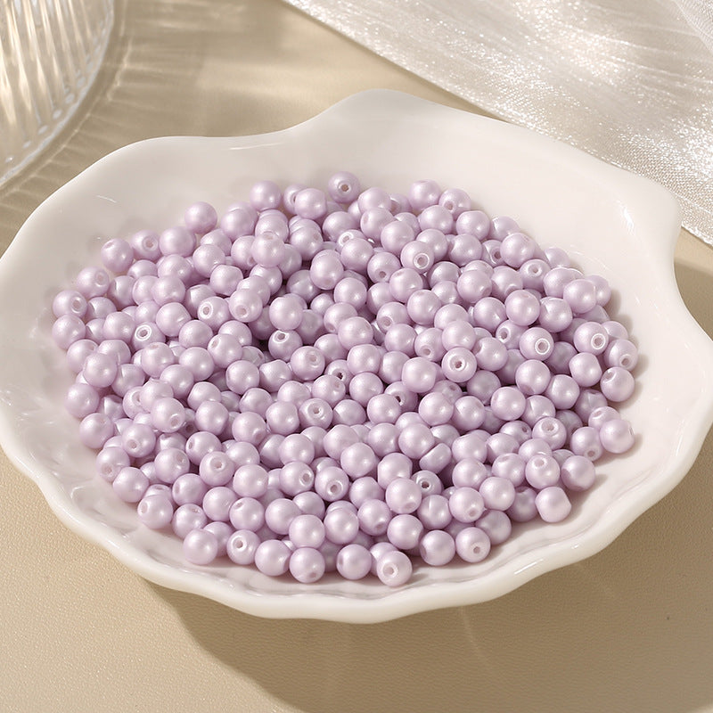 Round Faux Pearl Beads - 4mm Macaron